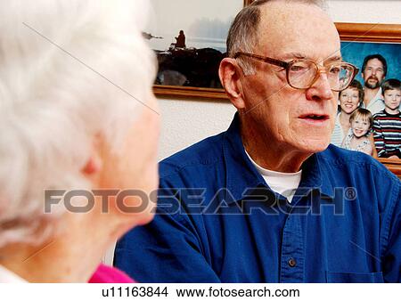 Close-up of an elderly man. View Large Photo Image Picture - Close-up of an elderly man.. Fotosearch