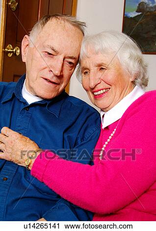 Portrait of an elderly couple. View Large Photo Image Stock Image - Portrait of an elderly couple.. Fotosearch