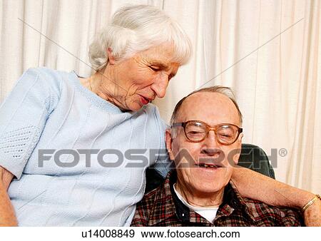 Portrait of an elderly couple. View Large Photo Image Stock Photo - Portrait of an elderly couple.. Fotosearch