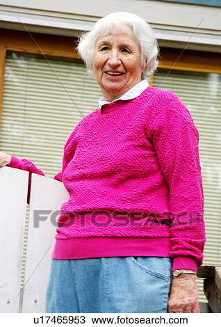 Portrait of an elderly woman. View Large Photo Image Stock Image - Portrait of an elderly woman.. Fotosearch