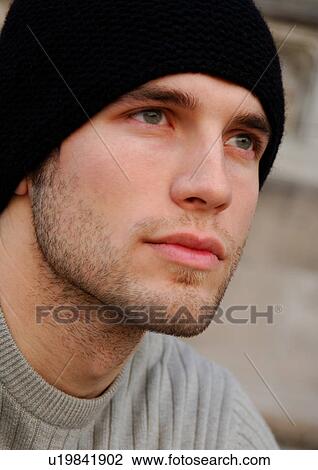 Portrait of a young man. View Large Photo Image Stock Image - Portrait of a young man.. Fotosearch