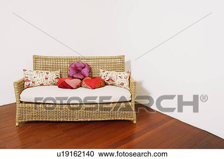 Couch at the corner of a room View Large Photo Image Stock Image - Couch at the corner of a room. Fotosearch