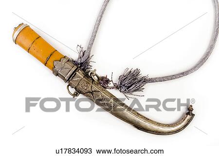 Stock Image - dagger, daggers, Freigestellte, Freisteller, Krummdolch, marokkanisch, marokkanische. Fotosearch