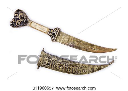 Stock Photo - dagger, daggers, Freigestellte, Freisteller, türkischer, türkisches, junk goods. Fotosearch