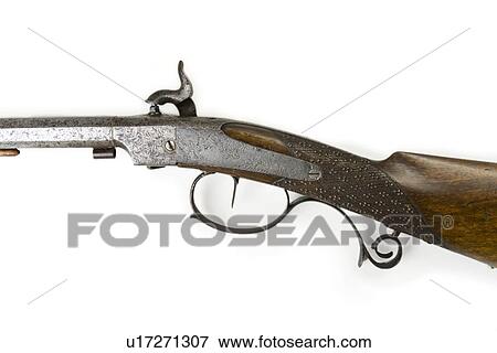 Stock Photo - Freigestellte, Freisteller, gun, guns, exempted, gauge, machine gun. Fotosearch
