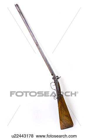 Stock Photo - Freigestellte, Freisteller, gun, guns, gauge, Perkusionsvorderlader, rifle. Fotosearch