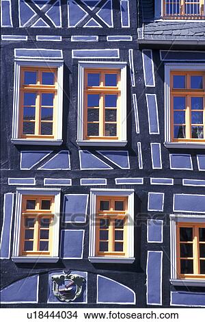 CLOSE, Bernhard, carcass, building, blue, architecture View Large Photo Image Picture - CLOSE, Bernhard, carcass, building, blue, architecture. Fotosearch