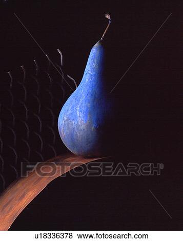 Stock Photo - birnen, art, black, blue. Fotosearch