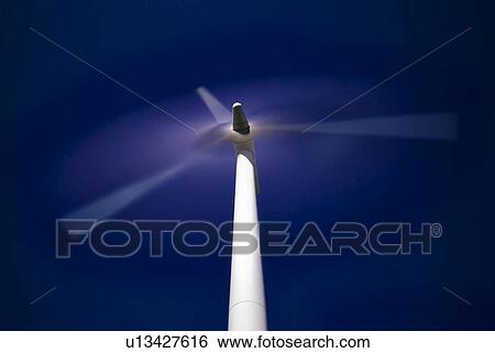 Stock Photograph - energy, move, torsion, turn, blue, speed, alternative. Fotosearch