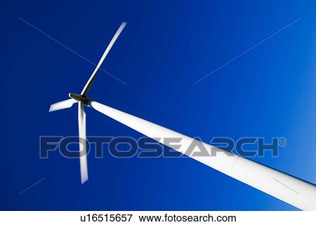 Stock Photo - engine speed, Speed, wind wheel, windmill, wind energy, wind generator, rotor. Fotosearch