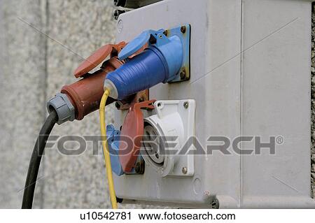 strom, ampere, blue, cable, case, connection, connector View Large Photo Image Stock Image - strom, ampere, blue, cable, case, connection, connector. Fotosearch