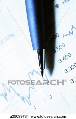 Picture - stock, blue, business, CLOSE, czech, detail, finance. Fotosearch