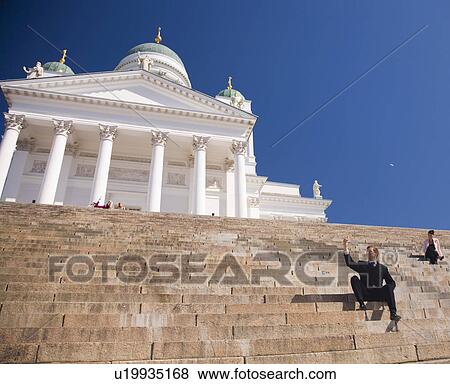 Stock Photo - business person, business, business people, business couples, business couple, businesses, adults. Fotosearch