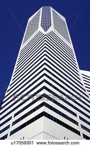 Stock Image - day, Australia, building, brisbane, block, high-rise building, architecture. Fotosearch