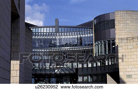 Stock Image - duesseldorf, Bernhard, day, cow, building, architecture. Fotosearch