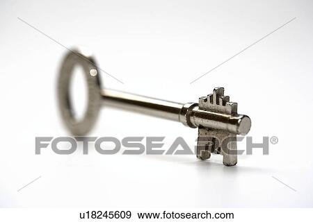 Stock Photo - key, beard, kempf, hausschluessel, germany, metal, aufschließen. Fotosearch