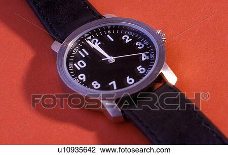 Stock Image - black, clock, cellar, blauphoton, alexander. Fotosearch