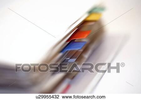 Stock Image - ordnung, abheften, business, colored, document, documents, germany. Fotosearch