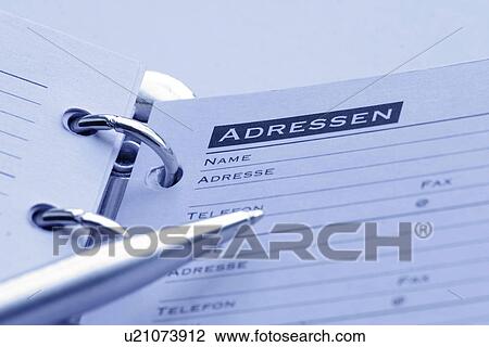 Stock Image - stift, ball, ballpen, binder, biro, book. Fotosearch
