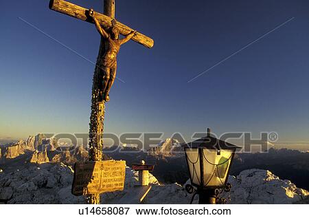 Stock Photo - aichner, Christianity, Christ, blue, abenddaemmerung. Fotosearch