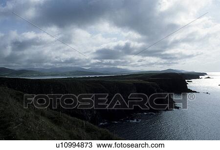 bay, buchten, clouds, coast, dark, dingle, drive View Large Photo Image Stock Image - bay, buchten, clouds, coast, dark, dingle, drive. Fotosearch