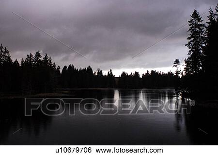 Stock Photograph - jura, étang, CH, dark, different, fabian. Fotosearch