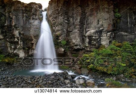 Beautiful waterfall View Large Photo Image Picture - Beautiful waterfall. Fotosearch