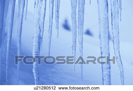 Stock Image - Icicles. Fotosearch