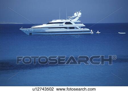 Stock Image - Bernhard, blue, boat, boats, cow, day. Fotosearch