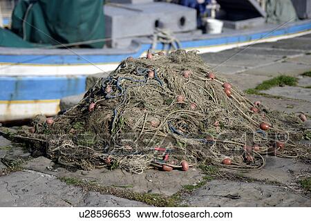 Stock Image - fish, boat, Fischer, duino, camphora, accumulation. Fotosearch