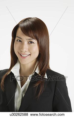 Cheerful businesswoman, portrait View Large Photo Image Stock Photo - Cheerful businesswoman, portrait. Fotosearch