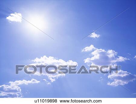 View of blue sky and clouds View Large Photo Image Stock Photo - View of blue sky and clouds. Fotosearch