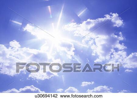View of blue sky with clouds View Large Photo Image Stock Image - View of blue sky with clouds. Fotosearch