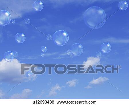 Stock Photo - View of bubbles. Fotosearch