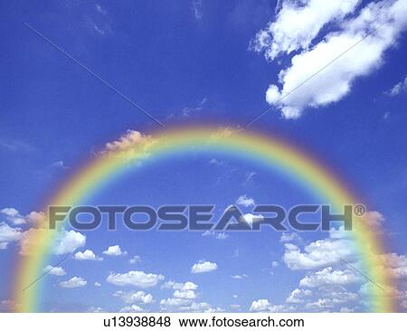 Stock Photo - View of rainbow. Fotosearch