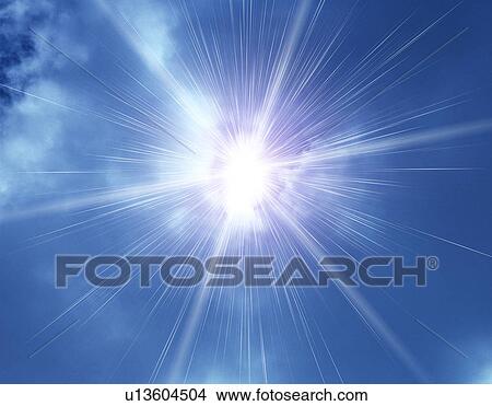 View of sky with sunlight through clouds View Large Photo Image Picture - View of sky with sunlight through clouds. Fotosearch