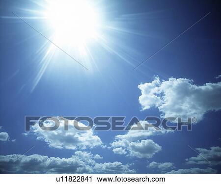 Stock Image - View of sun. Fotosearch