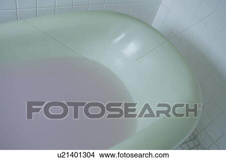 Lavender colored water in bathtub View Large Photo Image Picture - Lavender colored water in bathtub. Fotosearch