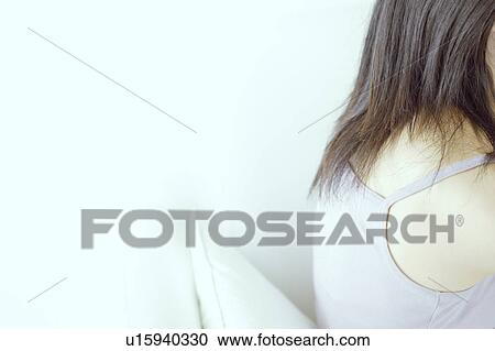Portrait of a young woman, close-up View Large Photo Image Stock Image - Portrait of a young woman, close-up. Fotosearch