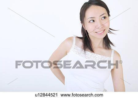 Portrait of a young woman View Large Photo Image Stock Image - Portrait of a young woman. Fotosearch