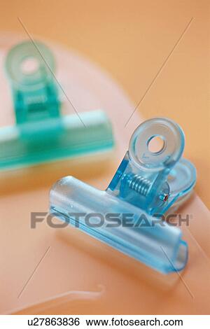 Stock Photograph - Binder clips. Fotosearch