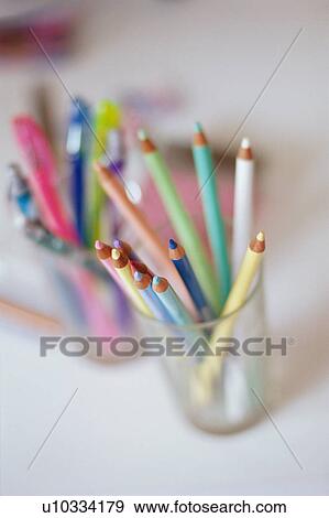 Colored pencils View Large Photo Image Stock Photo - Colored pencils. Fotosearch