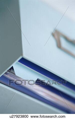 Stock Image - Files in a drawer. Fotosearch