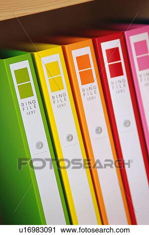 Multi colored files View Large Photo Image Stock Image - Multi colored files. Fotosearch