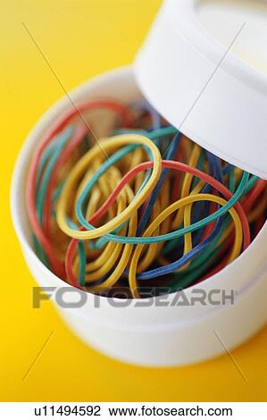Stock Image - Rubber bands. Fotosearch