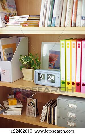 Shelf in working room View Large Photo Image Stock Image - Shelf in working room. Fotosearch