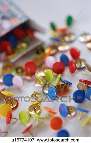 Stock Photo - Thumbtacks. Fotosearch