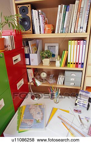 Work desk View Large Photo Image Stock Photo - Work desk. Fotosearch