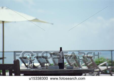 Table of hotel café View Large Photo Image Stock Image - Table of hotel café. Fotosearch