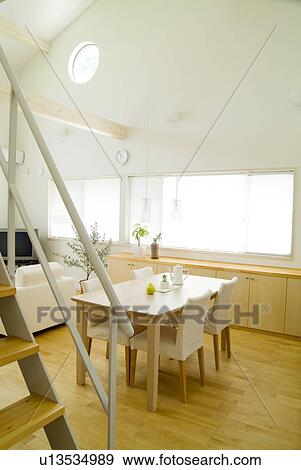 Dining table View Large Photo Image Stock Photo - Dining table. Fotosearch